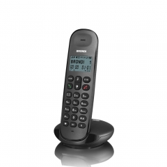 Factory Low Price Desktop Cordless Phone and VTechs Cheap Office Landline Wireless Telephone with Max 5 Handsets Connectable (S201)