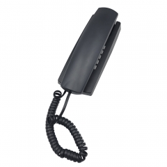 High Quality Single Line Landline Trimline Telephone And Silicone Keypad Phone Buttons And Wall Mounted Analog Hotel Bathroom Corded Telephone For Business(PA055)