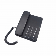 China cheapest Corded Basic Telephone Desk or Wall Mounted Landline Phone White Black Telephone Set for Home Office Hotel Analog Telephone Set (PA161)