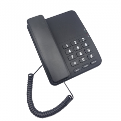 China cheapest Corded Basic Telephone Desk or Wall Mounted Landline Phone White Black Telephone Set for Home Office Hotel Analog Telephone Set (PA161)