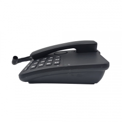 China cheapest Corded Basic Telephone Desk or Wall Mounted Landline Phone White Black Telephone Set for Home Office Hotel Analog Telephone Set (PA161)