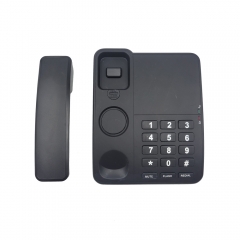 China cheapest Corded Basic Telephone Desk or Wall Mounted Landline Phone White Black Telephone Set for Home Office Hotel Analog Telephone Set (PA161)