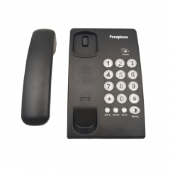 Manufature Low Price Desktop Basic Corded Telephone and Can Wall Mountable Have Redial Last Number And Incoming Calls LED Indicator Function (PA151)