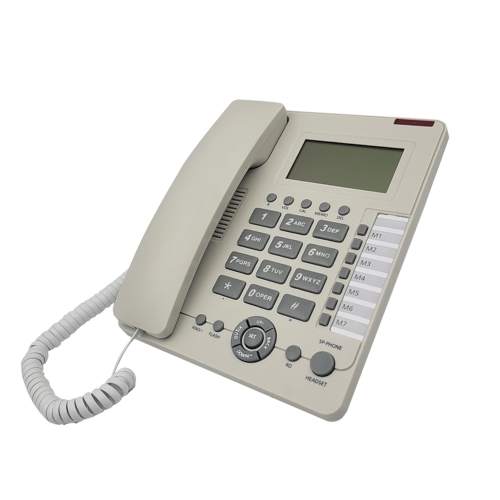 China Good Quality Super LCD Caller ID Analog Telephone With Two-Way Speakerphone and CAL Function Desktop Office Corded Telephone (PA090)