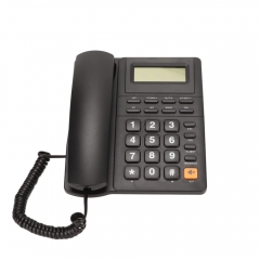 Novel Design Low Price Home Corded Caller ID Telephone And Fixed Office Phone With Calculator Function And Quick Dial One Touch Memory Keys (PA107)