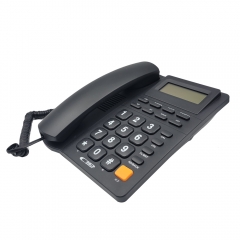 Novel Design Low Price Home Corded Caller ID Telephone And Fixed Office Phone With Calculator Function And Quick Dial One Touch Memory Keys (PA107)