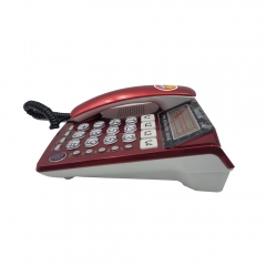 High Quality KC Certified Corded Basic Caller ID Telephone Factory And Big Transparent Buttons Landline Telefon Have Speakerphone (PA5003)