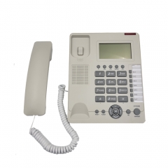 China Good Quality Super LCD Caller ID Analog Telephone With Two-Way Speakerphone and CAL Function Desktop Office Corded Telephone (PA090)