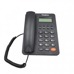 High Quality Simple Home Landline Caller ID Telephone And Office Analog Phone With adjustable Speakerphone And CAL Function For Home Office Hotel (PA141)
