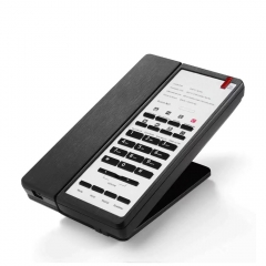 Cost - Effective Single Line Hotel Lobby Phone and Wall Mountable Guest Room Corded Telephony with Quick Dial One Touch Memory Buttons (PA042)