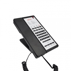 Cost - Effective Single Line Hotel Lobby Phone and Wall Mountable Guest Room Corded Telephony with Quick Dial One Touch Memory Buttons (PA042)