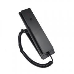 Mini Desktop Corded Landline Standing Hotel Telephone with Wall Mountable Mute Pause Redial Functions for Home Hotel Office Bank (PA048)