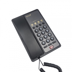 Cheap And Effective Hotel Guest Room Fixed Corded Telephone with Voice Message Function and Quick Dial One Touch Memory Button Keys (PA045A)