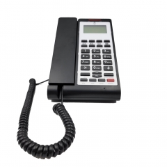 High-Class Hotel Telephone Corded Modern ABS Plastic Desk Phone with Smart Features Good Quality Corded Caller ID Telephone For PABX (PA171B)