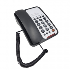 New Design Customization Logo And Color Hotel Wired Telephone With One Touch Memory Keys and Red Ringer LED Light (PA170)