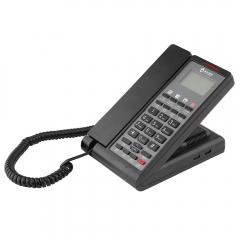 High-Class Hotel Telephone Corded Modern ABS Plastic Desk Phone with Smart Features Good Quality Corded Caller ID Telephone For PABX (PA171B)