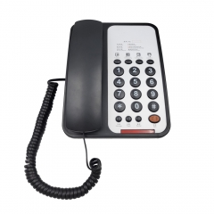 New Design Customization Logo And Color Hotel Wired Telephone With One Touch Memory Keys and Red Ringer LED Light (PA170)