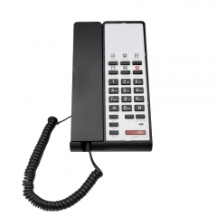 Factory Wholesale Price Modern Plastic Landline Standing Hotel Telephone with Voice Message Function for Use for Home Hotel Office (PA172)