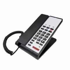 Factory Wholesale Price Modern Plastic Landline Standing Hotel Telephone with Voice Message Function for Use for Home Hotel Office (PA172)