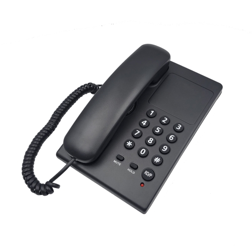Wall-Mountable Desktop Basic Corded Telephone for Home Use with Pause, Mute, Easy to Operate and Redial last number function (PA150)