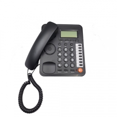 Factory Wholesale Wall-Mounted Corded Caller ID Telephone With Ringer Volume Adjustment And Selectable Ringer Melodies Function (PA119)
