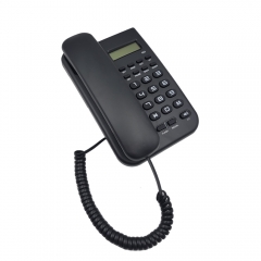 Factory price Desktop Home Analog callerl ID telephone With LCD display and selectable ringer melodies for Home Hotel Office Use (PA143)