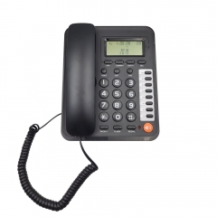 Factory Wholesale Wall-Mounted Corded Caller ID Telephone With Ringer Volume Adjustment And Selectable Ringer Melodies Function (PA119)