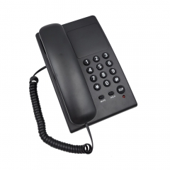 Wall-Mountable Desktop Basic Corded Telephone for Home Use with Pause, Mute, Easy to Operate and Redial last number function (PA150)