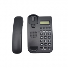 Factory price Desktop Home Analog callerl ID telephone With LCD display and selectable ringer melodies for Home Hotel Office Use (PA143)