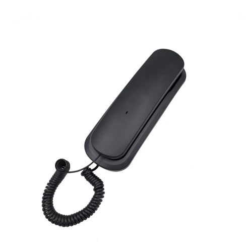 Slim Wall-Mounted TrimLine Corded Telephone with Redial Function Suitable for Small Spaces and Hotels or Offices (PA067)