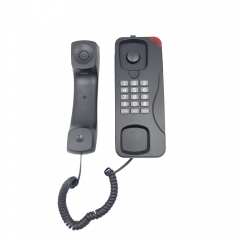 Weatherproof ABS Wall-Mounted Emergency Analog Trimline Telephone with LED Indicator for Hotel Elevators and Bathrooms (PA047)