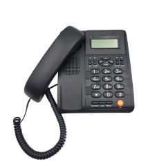 Desk Analog Caller ID Landline Telephone with 4 One-Touch Memory Keys for Home Business Office Corded Phone Set (PA130)