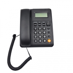 Basic Design Wall-Mounted Office Telephone ABS Plastic Analog Display with Caller ID and Hands-Free for Business Use in Hotels (PA126)