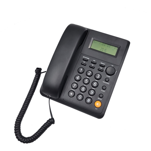 Basic Design Wall-Mounted Office Telephone ABS Plastic Analog Display with Caller ID and Hands-Free for Business Use in Hotels (PA126)