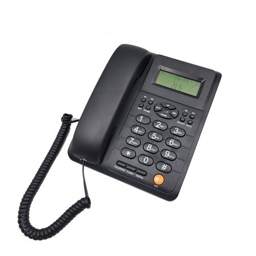 Desk Analog Caller ID Landline Telephone with 4 One-Touch Memory Keys for Home Business Office Corded Phone Set (PA130)