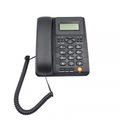 Desk Analog Caller ID Landline Telephone with 4 One-Touch Memory Keys for Home Business Office Corded Phone Set (PA130)