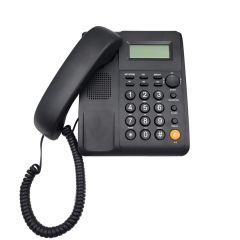 Basic Design Wall-Mounted Office Telephone ABS Plastic Analog Display with Caller ID and Hands-Free for Business Use in Hotels (PA126)