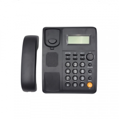 Basic Design Wall-Mounted Office Telephone ABS Plastic Analog Display with Caller ID and Hands-Free for Business Use in Hotels (PA126)