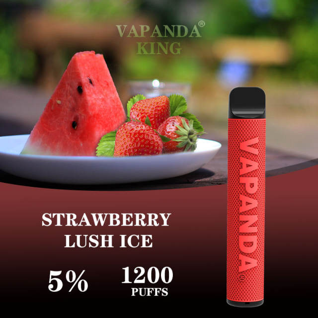 KING 1200PUFFS DISPOSABLE POD STRAWBERRY LUSH ICE