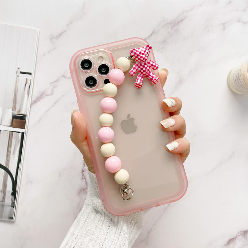 KL4A8517 Simple Transparent Color Crystal  iPhone Case Hot Selling Popular Apple Phone 13/12/11 pro max