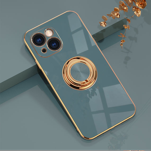 KL5A1105 Electroplating Frame Light Luxury Color Matching Phone Case For 13 Series Free Shipping