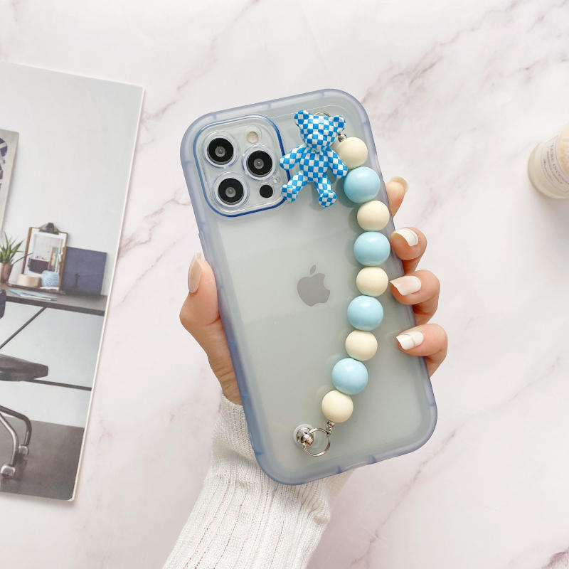 KL4A8517 Simple Transparent Color Crystal  iPhone Case Hot Selling Popular Apple Phone 13/12/11 pro max