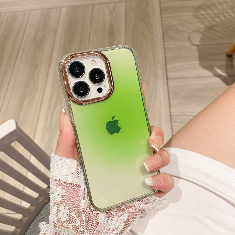 TPY4B14809 Glitter smudge gradient iPhone case waterproof cheap multiple colors portable iphone 13/12/11 seris