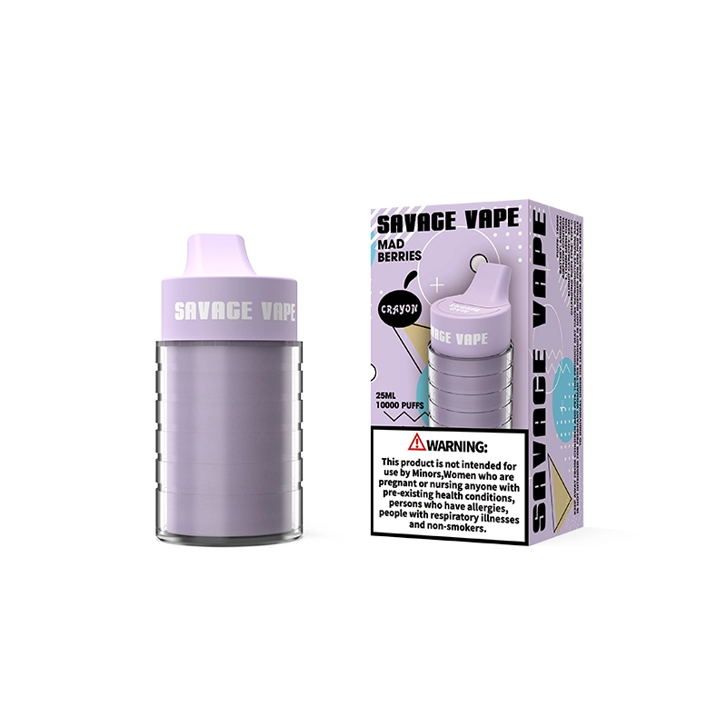 1 box (10pcs)SAVAGE JUICE BOTTLE 10000 puffs dispsoable vape pod  Elfbar Lost Mary