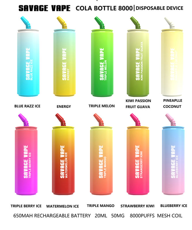 1 box (10pcs) Elfbar Lost Mary RandM Vozol Cola 8000 puffs dispsoable vape pod