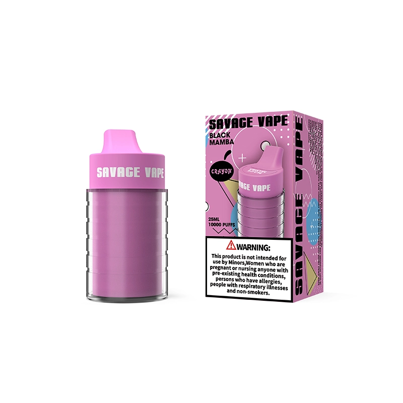 1 box (10pcs)SAVAGE JUICE BOTTLE 10000 puffs dispsoable vape pod  Elfbar Lost Mary