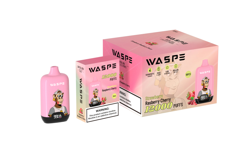 European Union Free Shipping Waspe 12000puffs dispsoable vape pod  Wholesale I vape Mixed Flavors