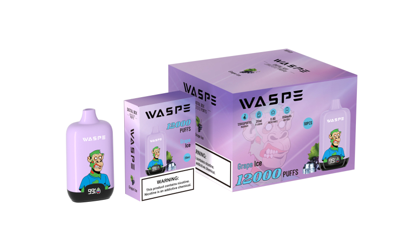 European Union Free Shipping Waspe 12000puffs dispsoable vape pod  Wholesale I vape Mixed Flavors