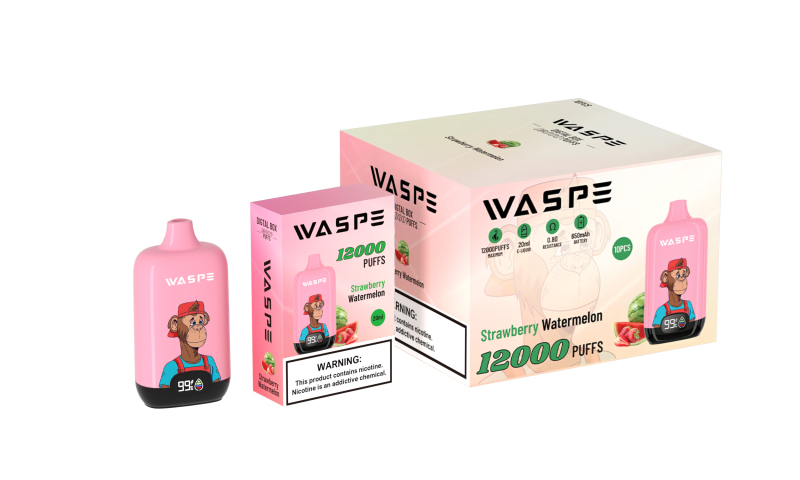 European Union Free Shipping Waspe 12000puffs dispsoable vape pod  Wholesale I vape Mixed Flavors