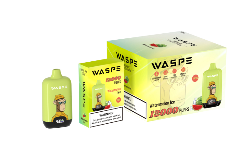 European Union Free Shipping Waspe 12000puffs dispsoable vape pod  Wholesale I vape Mixed Flavors